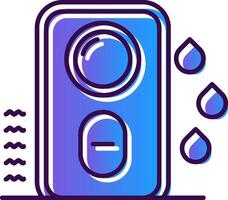 Humidifier Gradient Filled Icon vector