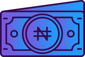 Namecoin degradado lleno icono vector