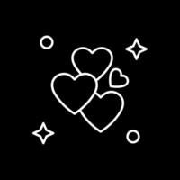 Love Line Inverted Icon vector