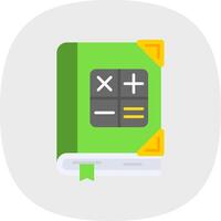 Math Flat Curve Icon vector