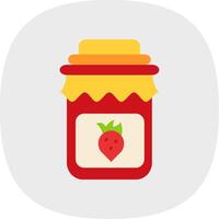 Jam Flat Curve Icon vector