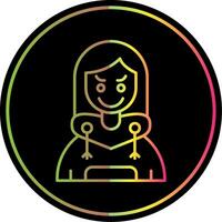 Envy Line Gradient Due Color Icon vector