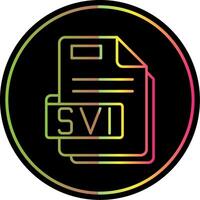 Svi Line Gradient Due Color Icon vector