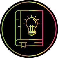 Knowledge Line Gradient Due Color Icon vector