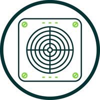 Extractor Line Circle Icon vector