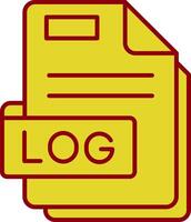 Log Vintage Icon vector