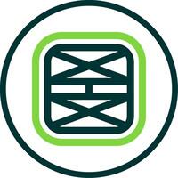 Layout Line Circle Icon vector