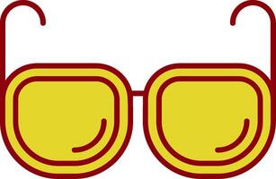 Eyeglasses Vintage Icon vector