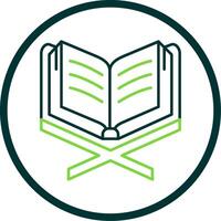 Read Line Circle Icon vector