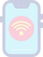 Wifi Flat Light Icon vector