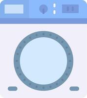 Laundry Flat Light Icon vector