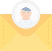 Profile Flat Light Icon vector