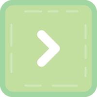 Chevron Flat Light Icon vector