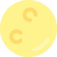 Moon Flat Light Icon vector