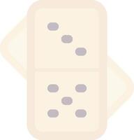 Domino Flat Light Icon vector