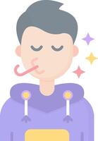 Congratulation Flat Light Icon vector