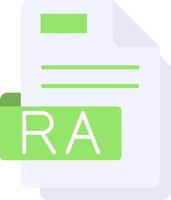 Ra Flat Light Icon vector