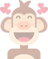 Love Flat Light Icon vector