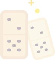 Domino Flat Light Icon vector