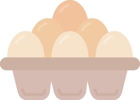 Eggs Flat Light Icon vector