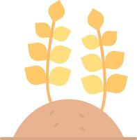 Wheat Flat Light Icon vector