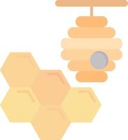 Honeycomb Flat Light Icon vector