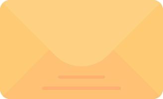 Envelope Flat Light Icon vector