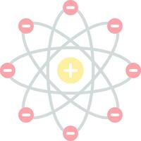 Atom Flat Light Icon vector