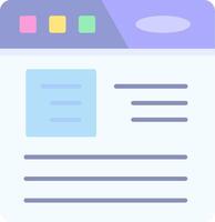 Article Flat Light Icon vector