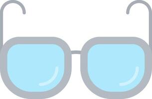Eyeglasses Flat Light Icon vector