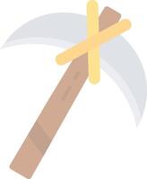 Pickaxe Flat Light Icon vector