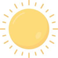 Sun Flat Light Icon vector