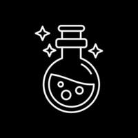 Potion Line Inverted Icon vector