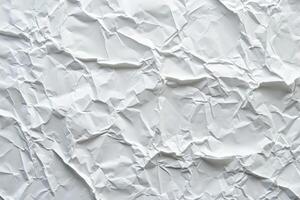 AI generated White Paper texture photo