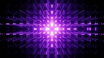 Purple Abstract Cube Volume Background VJ Loop video