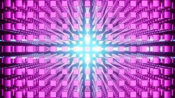 Pink and Cyan Abstract Cube Volume Background VJ Loop video
