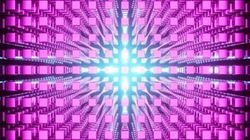 Pink and Cyan Abstract Cube Volume Background VJ Loop video