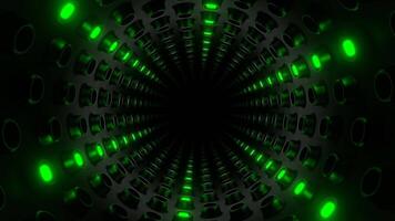 Red and Green Cylindrical Strobe Tunnel Background VJ Loop video