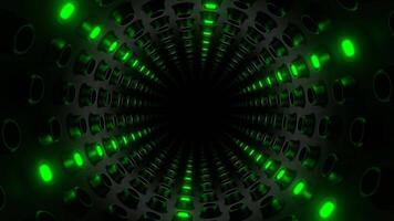 Red and Green Cylindrical Strobe Tunnel Background VJ Loop video