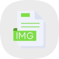 Img Flat Curve Icon vector