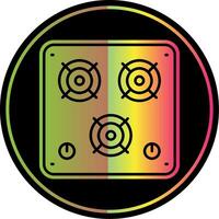 Stove Glyph Due Color Icon vector