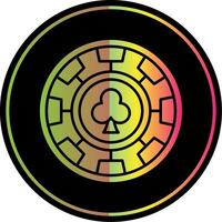 Chip Glyph Due Color Icon vector