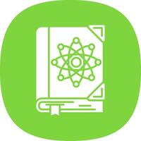 Sciene Glyph Curve Icon vector
