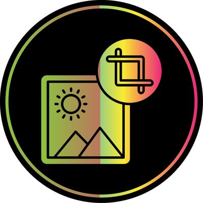 Crop Glyph Due Color Icon