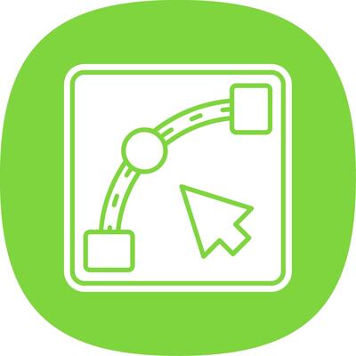 Curve Glyph Curve Icon