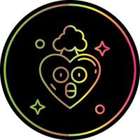 Exploding Line Gradient Due Color Icon vector