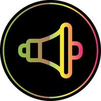 Speaker Line Gradient Due Color Icon vector