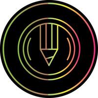 Compose Line Gradient Due Color Icon vector