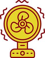 Fan Vintage Icon vector