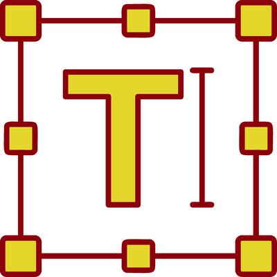 Text Vintage Icon